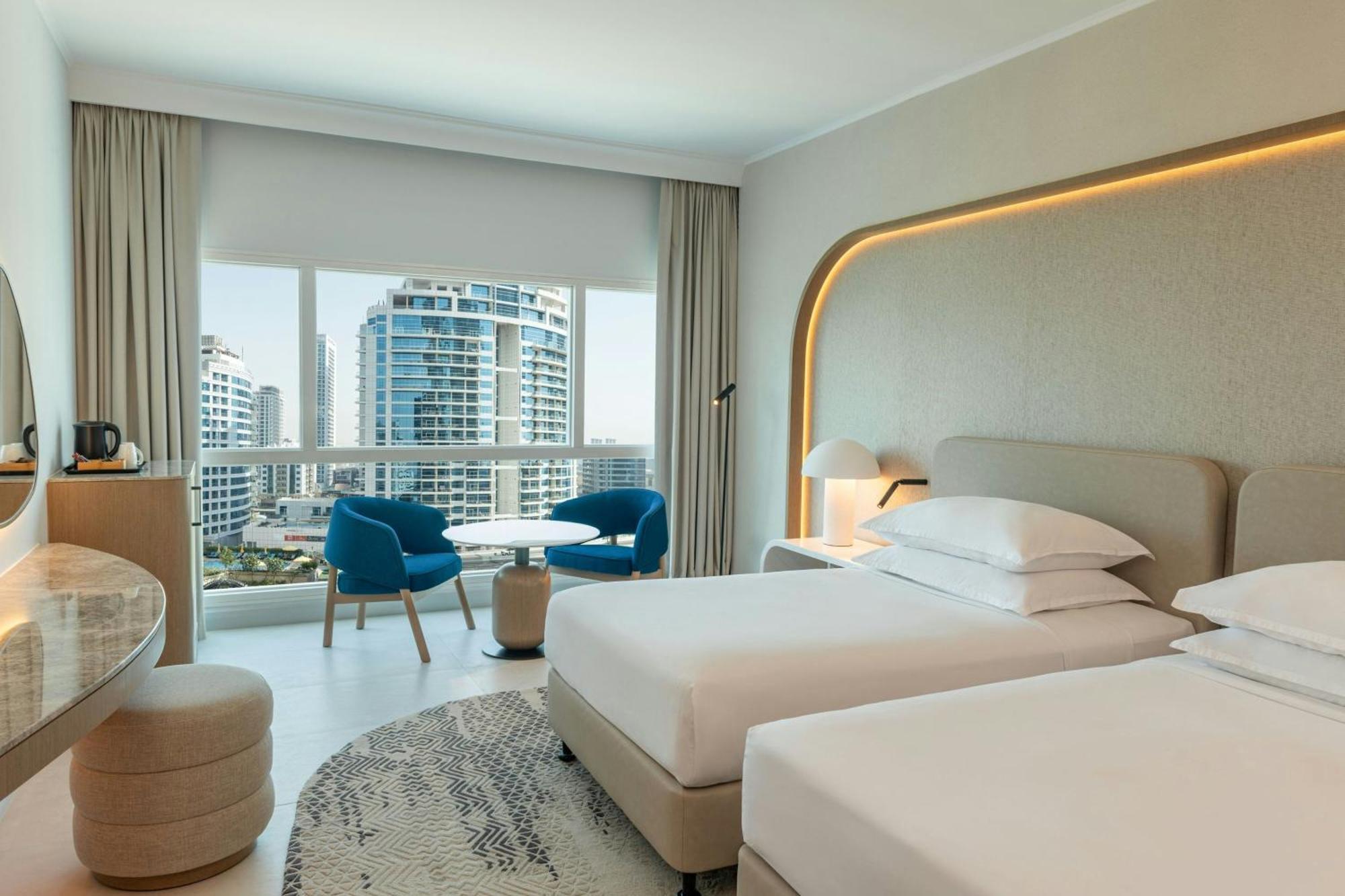 Deluxe Twin Room - JBR View, Private beach Access
