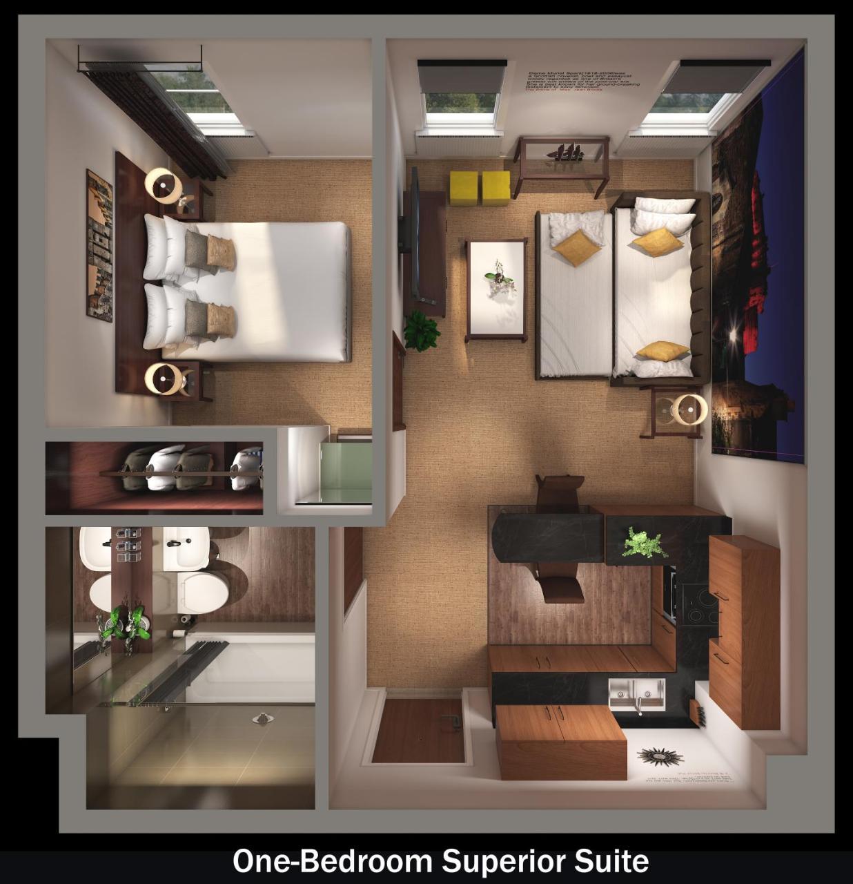 Superior One-Bedroom Apartment
