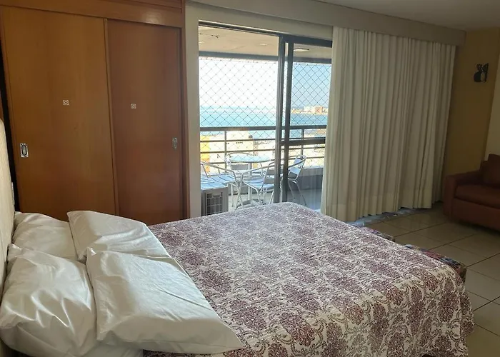 Hotel para famílias: Apartamento Em Andar Alto com Vista Mar Meireles