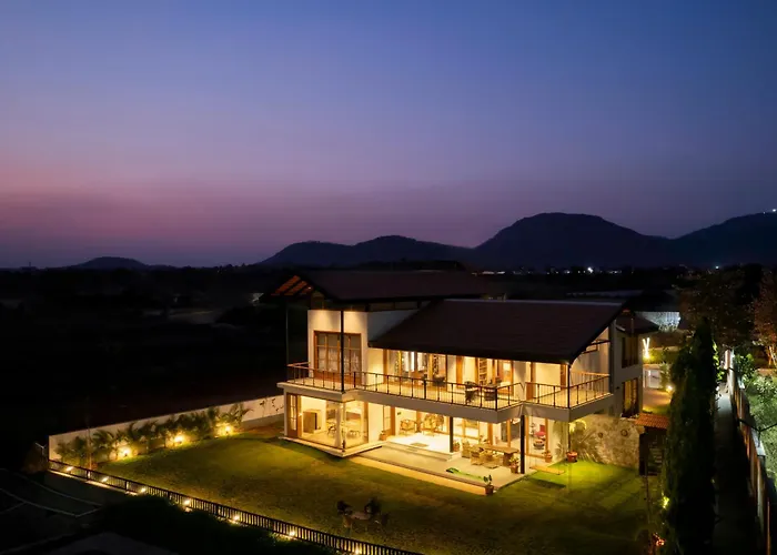 Saffronstays Niranta- Villa On Golf Course Near Bangalore