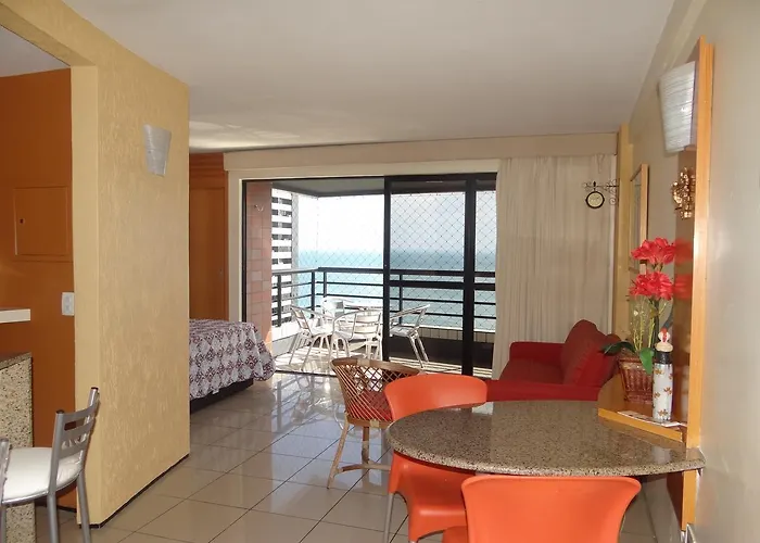 Hotel para famílias: Apartamento Em Andar Alto com Vista Mar Meireles